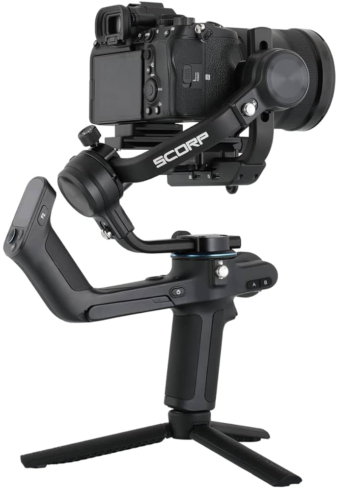 液晶付FeiyuTech SCORP Amazon | FeiyuTech SCORP 一眼レフ用 3軸ジンバル ミラーレス